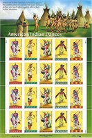 American Indian Dances Stamps