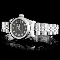 Diamond Ladies Watch: Rolex SS DateJust