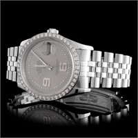 36mm Rolex DateJust with Diamonds