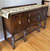 Antique Abernathy buffet 59 x 20 x 37