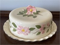 FRANCISCAN Desert rose cake platter