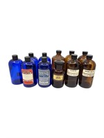 Glass & Plastic Apothecary Style Bottles