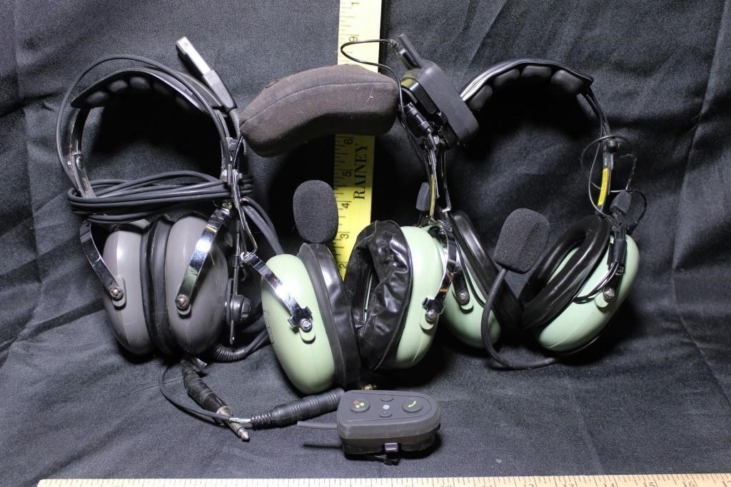 6 Sets of Aviation Headsets