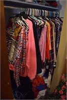 Right Side Closet Contents: Ladies Clothes