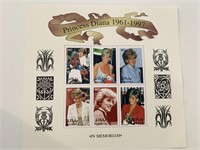 Maldives Diana Princess of Wales commemorative sta