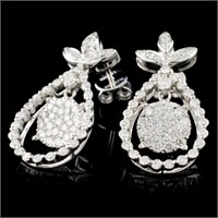 1.66ctw Diamond Earrings in 14K Gold