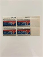 1966 5c Migratory Bird Treaty Plate Block of Stamp