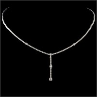1.40ctw Diamond Necklace in 18K Gold