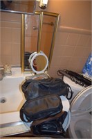 Mirrors & Black Zip Bags