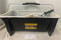 5 gallon dual rolloff bucket and supplies