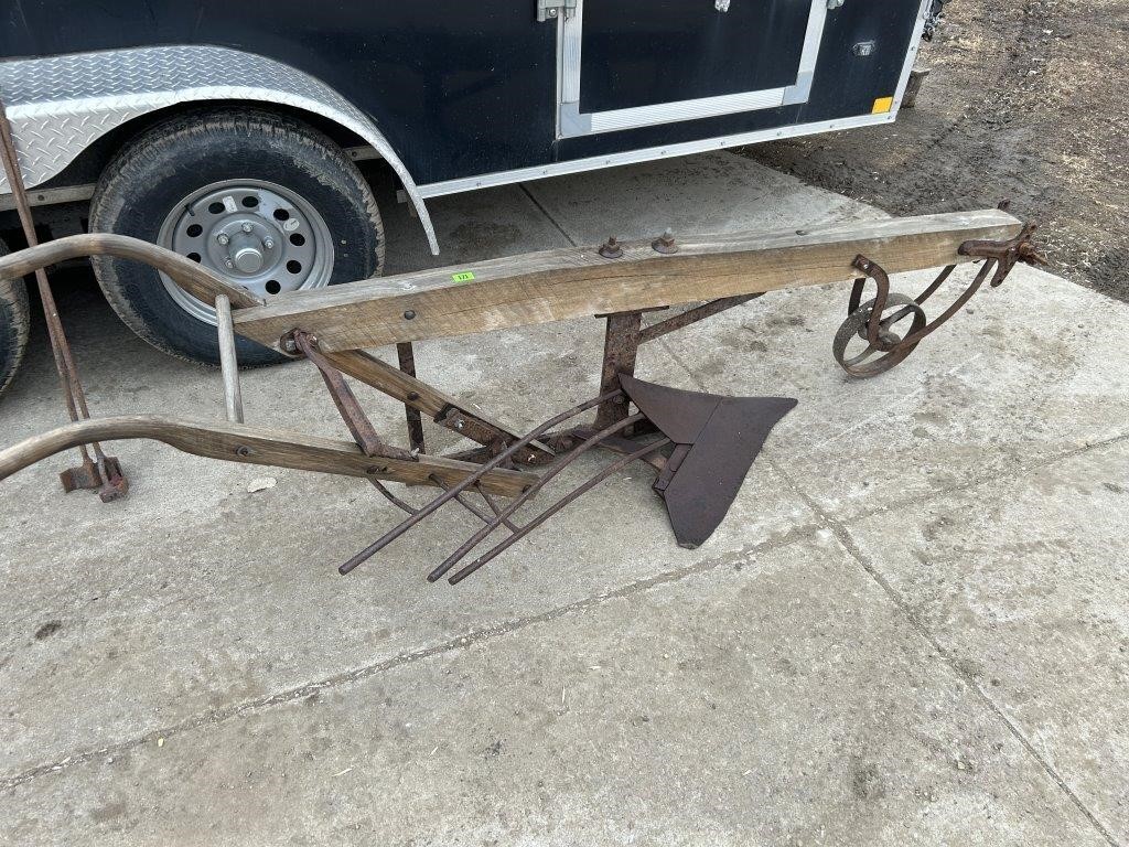 Wooden Breaking Plow