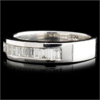Diamond Ring: 0.56ctw Solid Platinum
