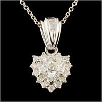 0.46ctw Diamond Pendant in 14K Gold