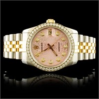 1.00ct Diamond Rolex DateJust Mid-Size Watch