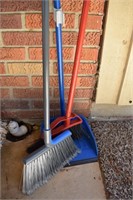 Two Brooms & Dust Pans