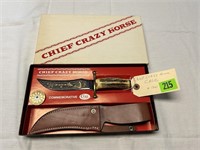 Chief Crazy Horse Case Knife - # 1361 - NIB