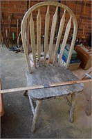 Weathered Wooden Chair