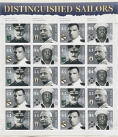 2010 Distinguished Sailors stamp set of 20