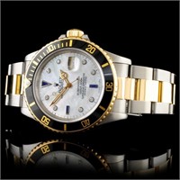 40MM Rolex Submariner YG/SS Watch