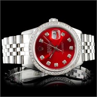 Diamond Rolex DateJust, 36mm Watch