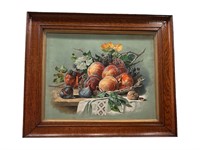 Vintage Framed Fruit Print