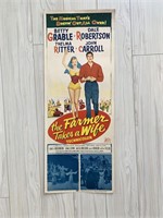 The Farmer Takes a Wife original 1952 vintage inse