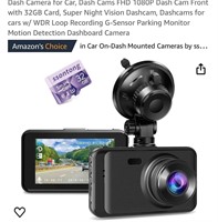 Dash Camera for Car, Dash Cams FHD 1080P Dash