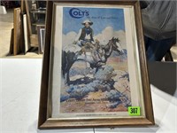 Colt Poster, Framed