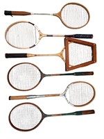 (6) Vintage Badminton Rackets