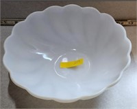 MILK GLASS BOWL