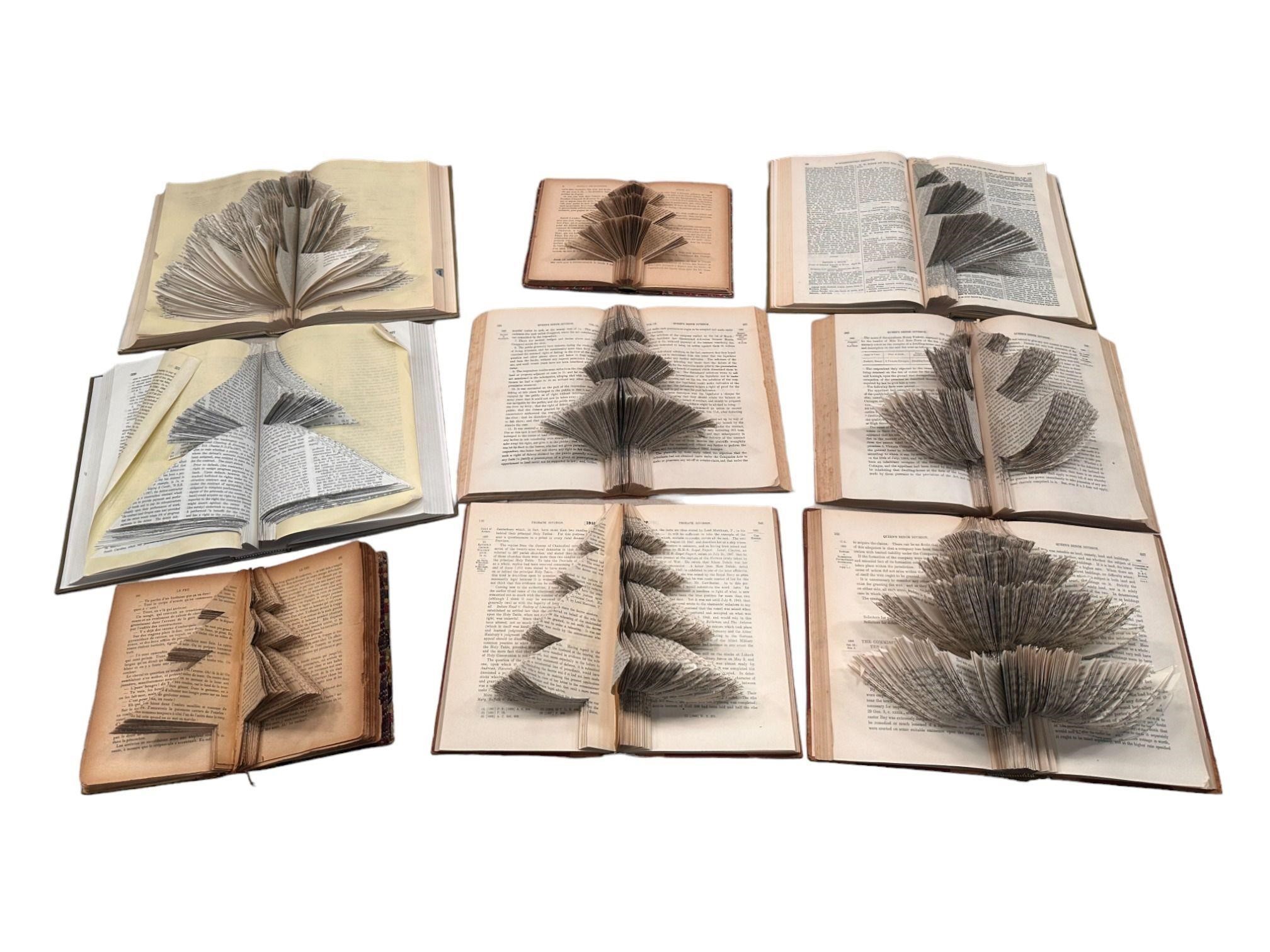 Group Lot - Cut "Tree" Decorative Books