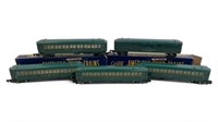 FOUR AMERICAN FLYER POSTWAR S GAUGE GREEN 650 &