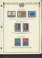 United Nations New York Stamps 1974