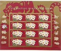 2010 Celebrating Lunar New Year stamp set of 12