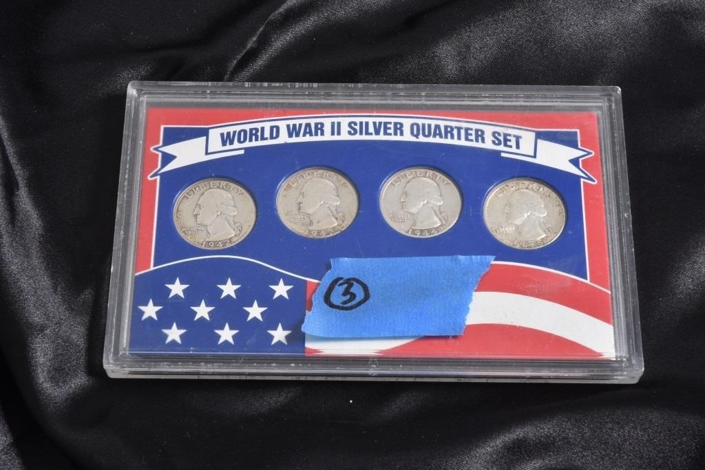 world war 2 Silver Quarter Set