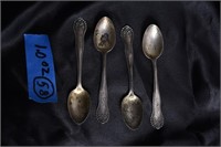 1 ounce sterling spoons \(4)