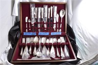 57 piece Sterling ware set 60.1 oz in case nice