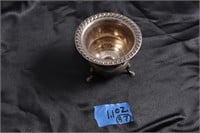 1.1 ounce sterling 3 leg bowl