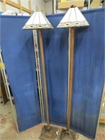 Pair Floor lamps.