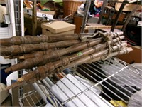 wood spindle lot