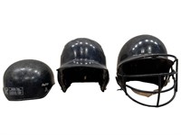 (3) Baseball Helmets