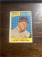1958 Topps #476 Stan Musial All Star