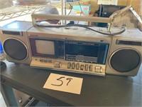 Montgomery Ward TV - AM/FM Stereo Cassette Player