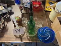 Lot of Outdoor Glass Decor
