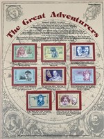 The Great Adventurers Stamp Set