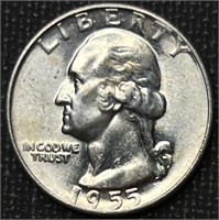 1955-D Washington Quarter