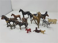 Collection of Metal Horses