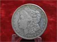 1921-S Morgan Silver dollar US coin.