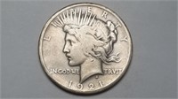 1921 Peace Dollar High Grade Rare