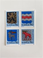 1983 Sweden Set of 4 stamps